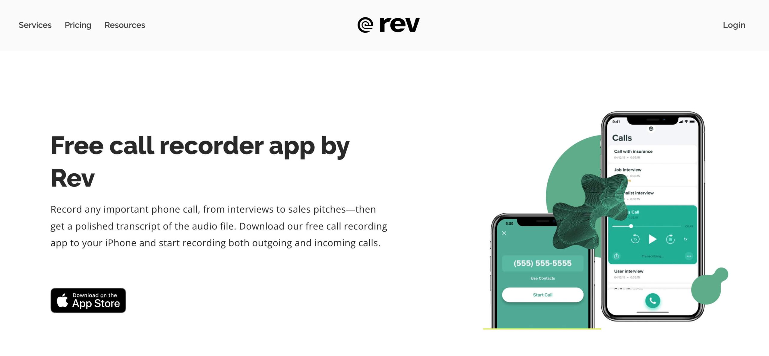 rev call recorder app
